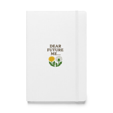 "Dear Future Me..." Hardcover bound notebook